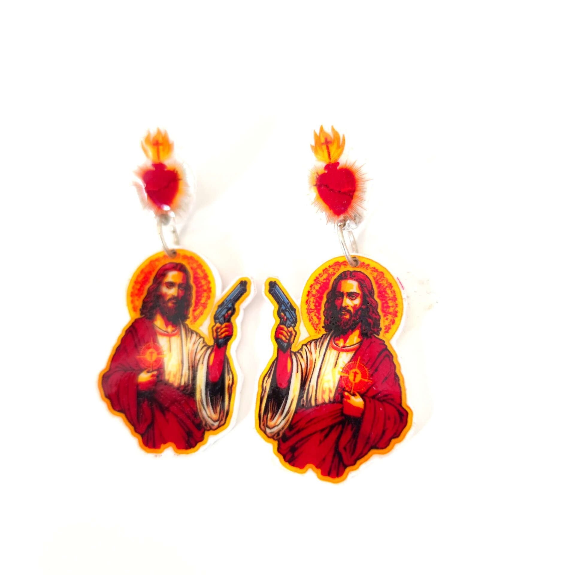 Pendientes Cruxificcion armada - 2