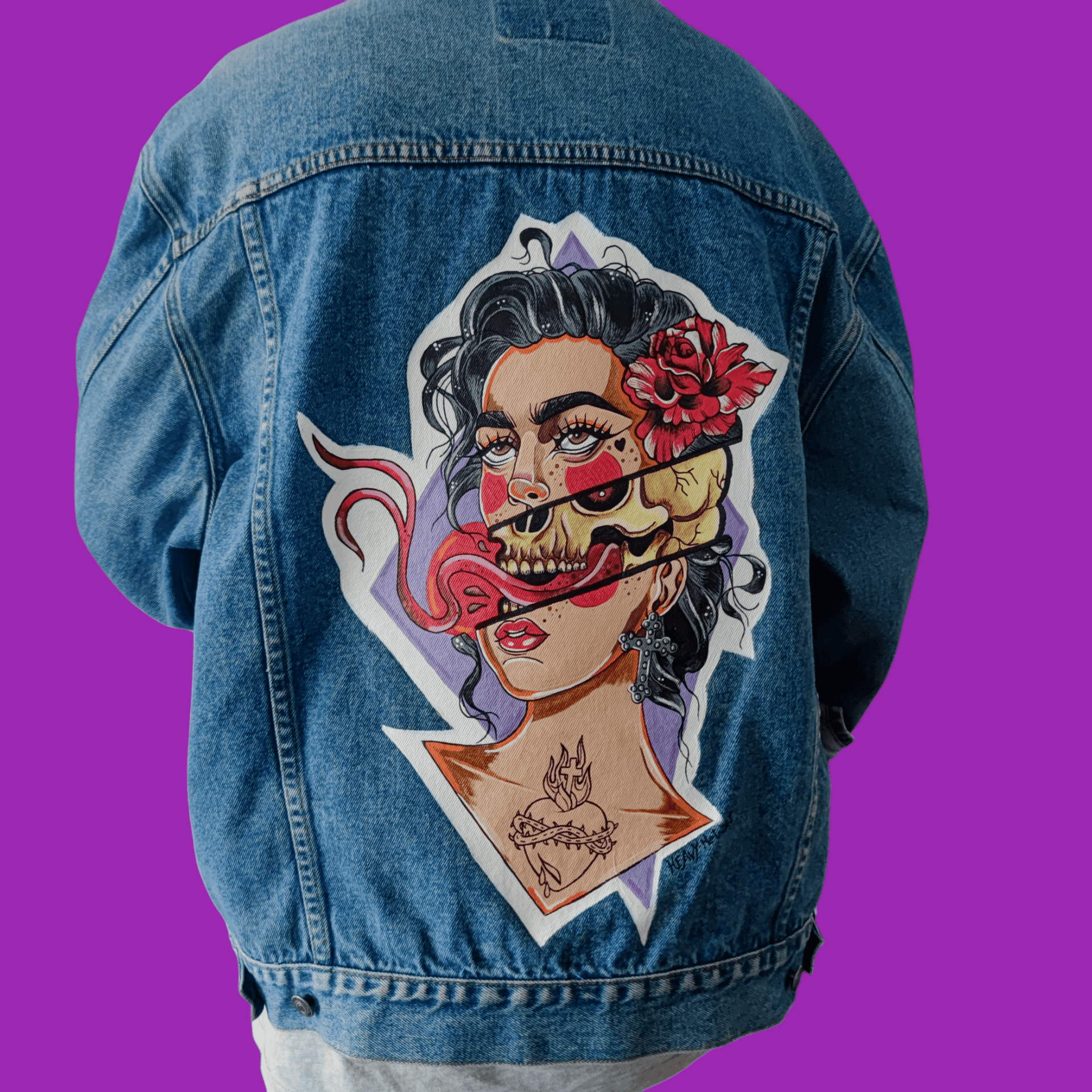 Chaqueta vaquera "VENENO" - 3