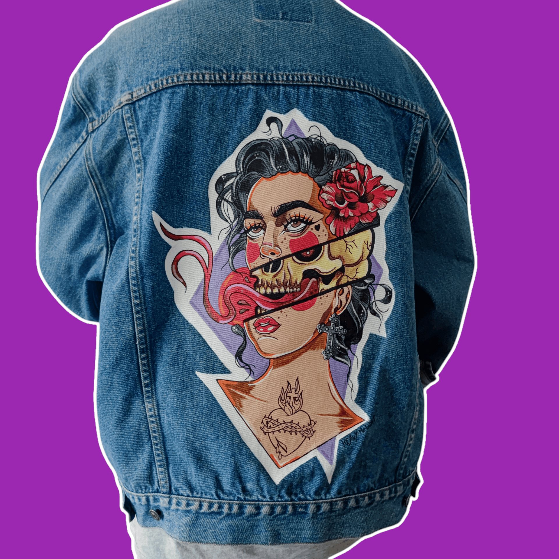 Chaqueta vaquera "VENENO" - 5