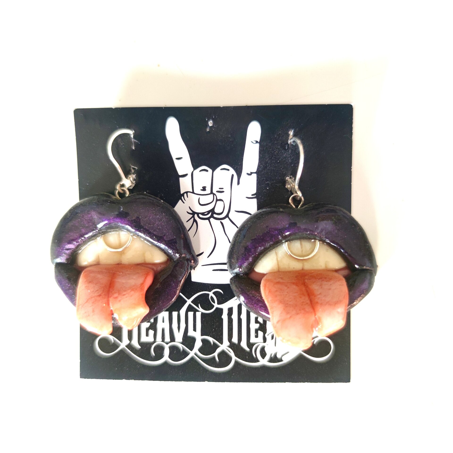 Pendientes Sonrisa Violeta - 2