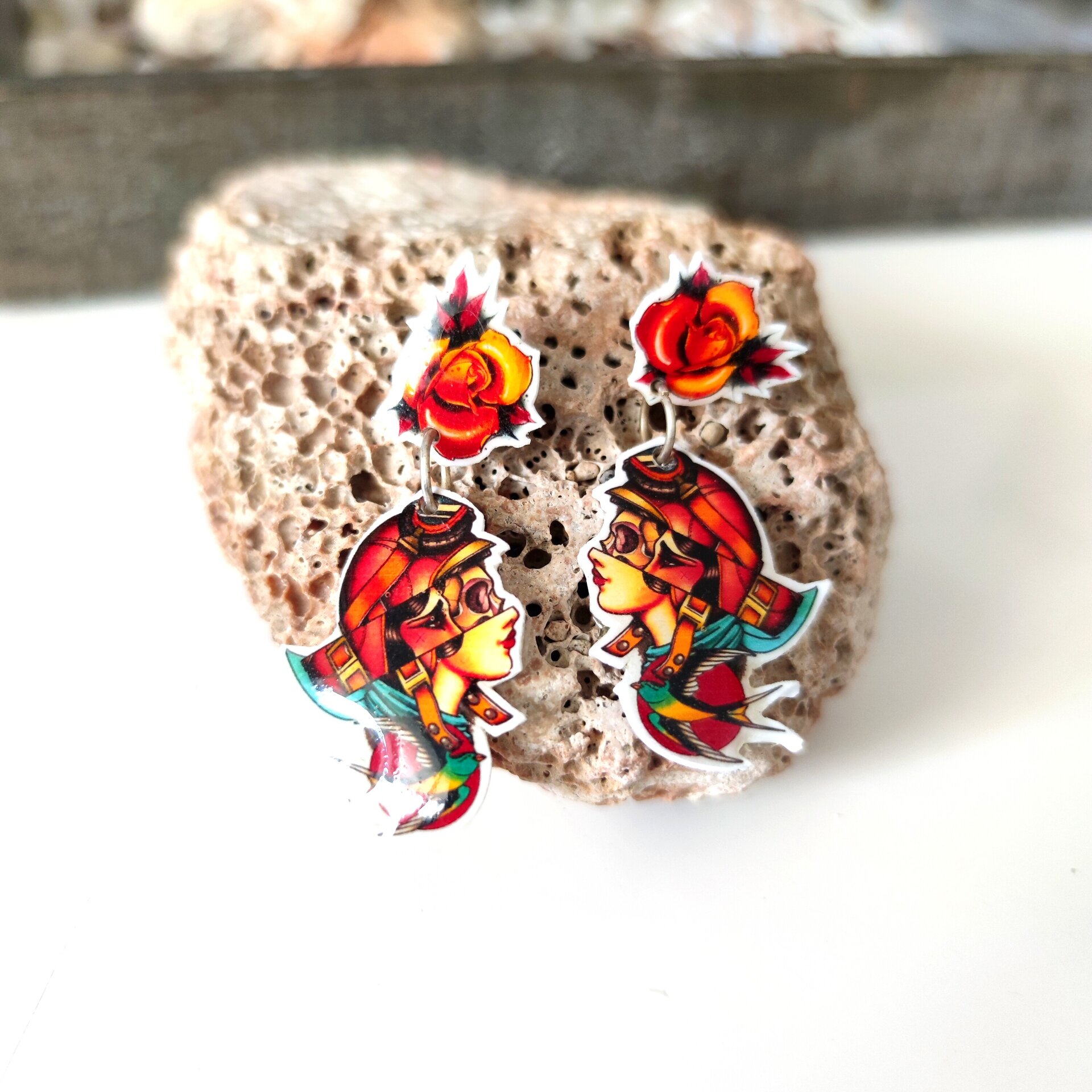Pendientes Retro Diva - 3
