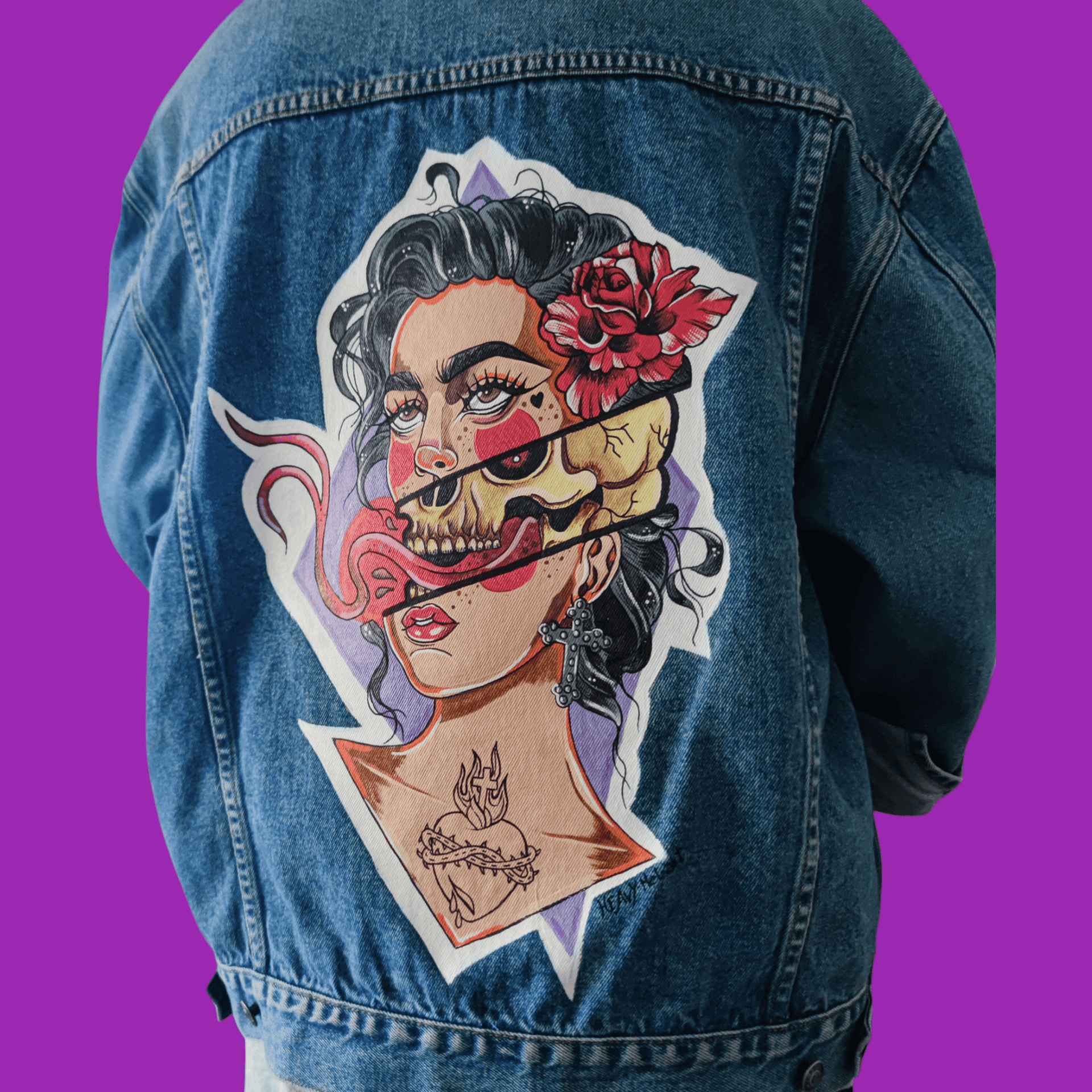 Chaqueta vaquera "VENENO" - 2