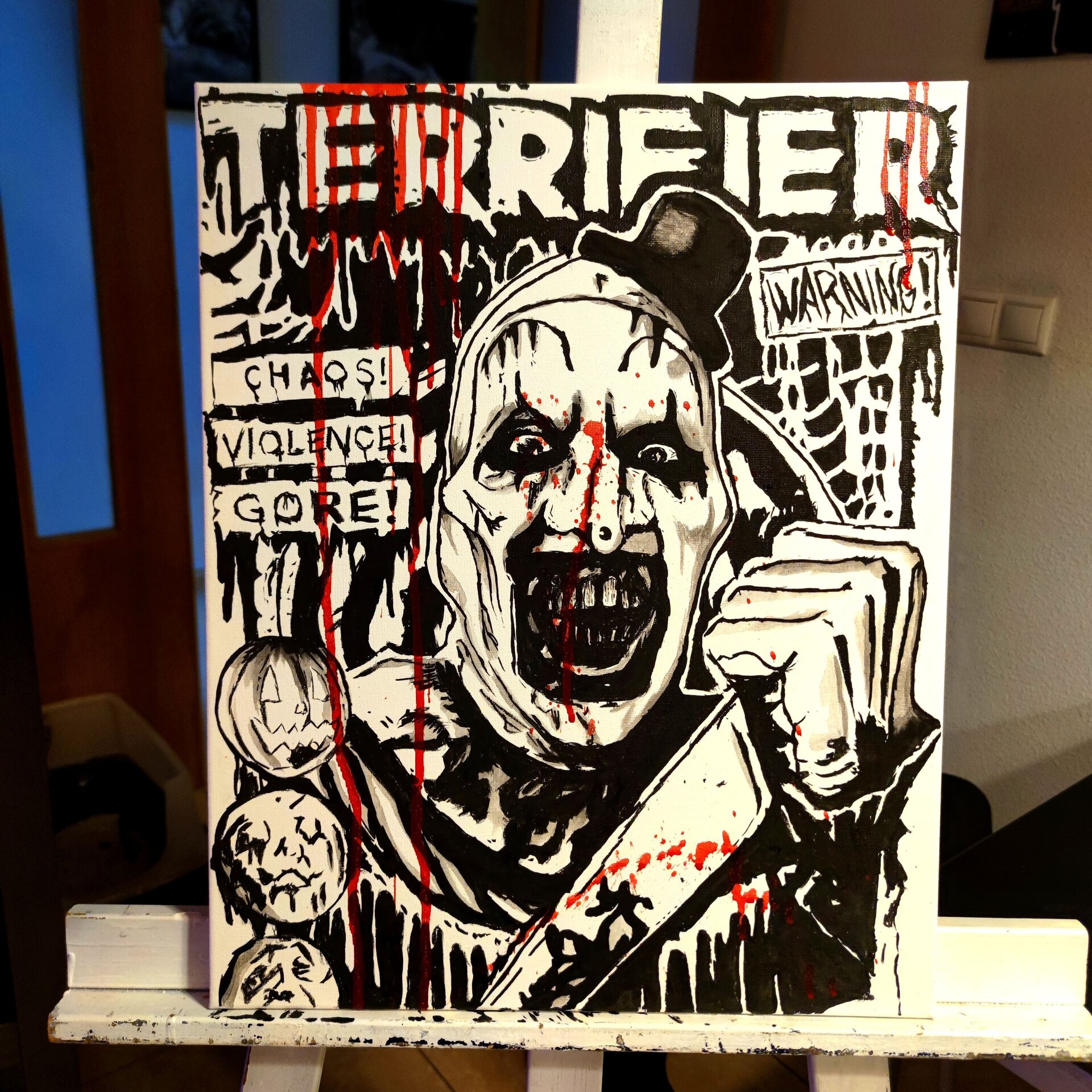 Cuadro TERRIFIER "art the clown" - 3