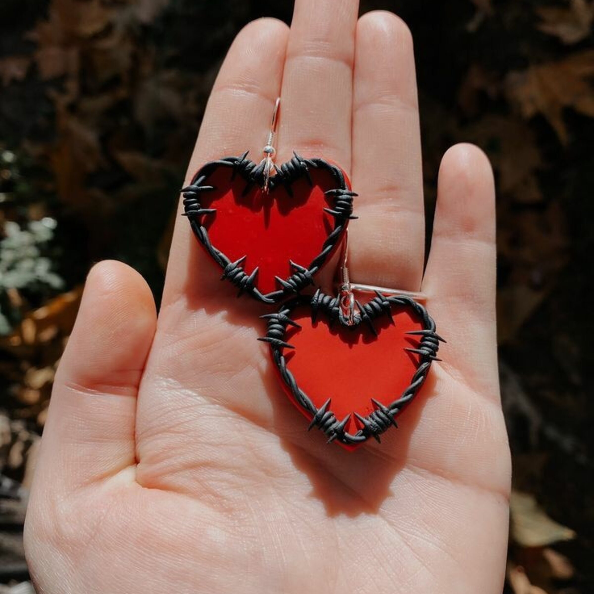 Pendientes Modelados a mano